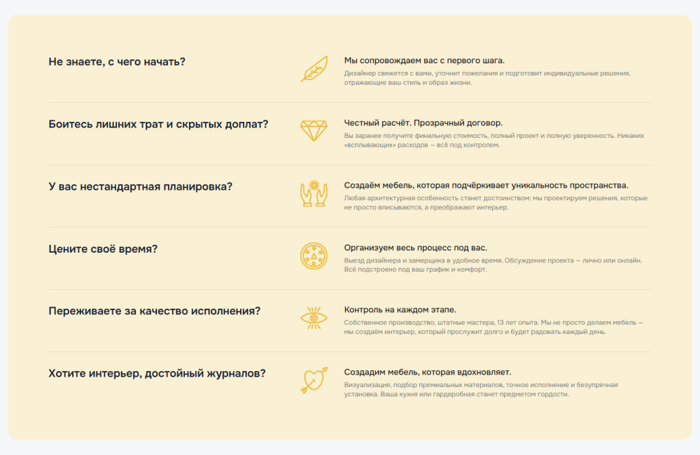 Страница сайта Азалия